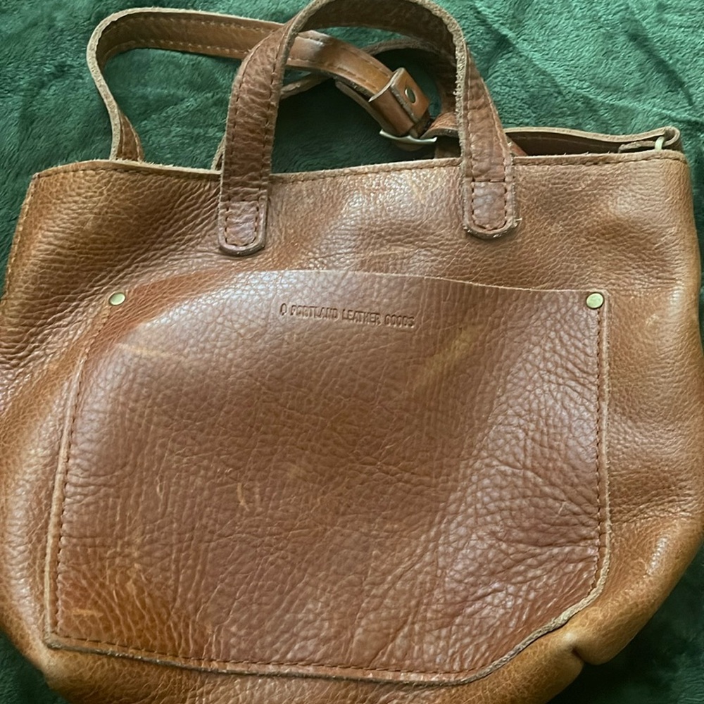 Portland leather small crossbody